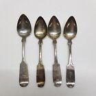 Four Pure Coin Silver Spoons - 65 Grams