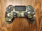 Official Sony Playstation 4 DualShock 4 Wireless Controller Green Camo - Tested