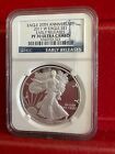 2011 W $1 Silver Eagle 25th Anniversary Early Releases Ultra Cameo NGC PF 70