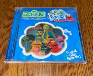 Sesame Street Live: 1-2-3 Imagine! with Elmo & Friends w/ Artwork MUSIC AUDIO CD