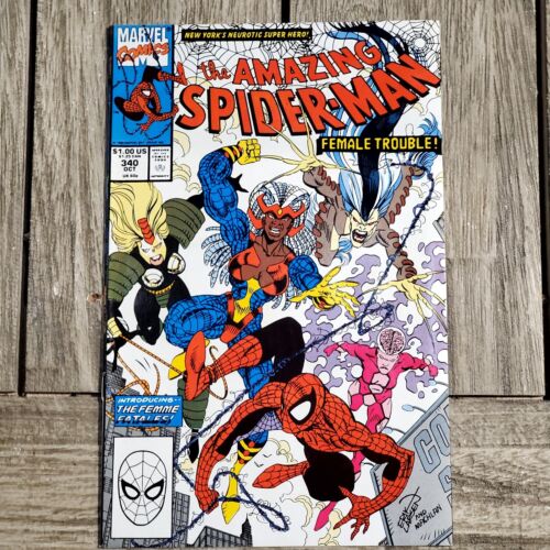 Amazing Spiderman # 340    1990    Femme Fatales appearance.