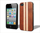iPhone 4S/4 Handcrafted Real Rose-Mape Wood Case Superior Grip