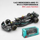 Bburago 1:43 2023 Mercedes-AMG Petronas F1 W14 #44 Hamilton Diecast Model Car