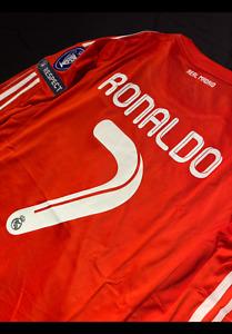 Cristiano Ronaldo Real Madrid 2011/2012 Red Long Sleeve Champions League kit