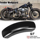 6.1'' Flat Short Motorcycle Rear Fender Mudguard For Harley Bobber Chopper Honda