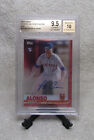 PETE ALONSO BGS 9.5 GEM MINT w/10 AUTO 2019 Topps Clearly RED Rookie Card #04/50