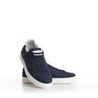BRUNELLO CUCINELLI 950$ Blue Low-top Sneakers - Nubuck, Leather-Trim