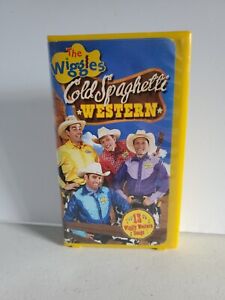The Wiggles: COLD SPAGHETTI WESTERN (vhs) Hard Clamshell Case 13 wiggly Songs