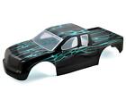 Redcat Rampage MT/XT Pre-Painted Monster Truck Body (Black/Blue) [RER03661]