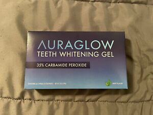 Factory Sealed AuraGlow Teeth Whitening Gel Refill Pack  30 Treatments