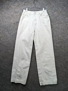 The Other Jeans Womens Medium Ivory Wide Leg Denim High Rise Comfort 90s