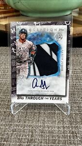 New ListingAaron Judge 2021 Topps Topps Through the Years Auto Patch #TTY-25 RP NRMT/MT