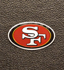 NFL San Francisco 49ers Team Logo Iron On Football Patch 2 3/4 X 1 3/4 Inches