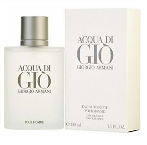 Giorgio Armani Acqua Di Gio 3.4 oz Men's Eau de Toilette Spray New & Sealed Box!