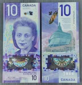 Canada Banknote 2018 $10 Dollar Viola Desmond Polymer P113b Wilkins/Macklem UNC