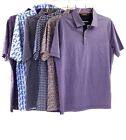Bugatchi Men's Multicolor Short Sleeve Polo Shirt Lot - Size Medium