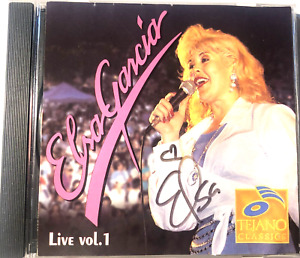 Elsa Garcia  Live Vol 1 (CD 1996) Latin  Signed Autographed