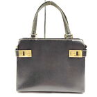 Ferragamo Hand Bag  Black Leather 3241467