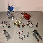 Lego Star Wars Lot Of 8 Sets Minifigures AT-RT Rey’s Speeder Microfighters