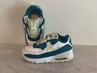 Nike Air Max 90 Toggle ‘White Bright Spruce' CV0065-124 Shoes (Toddler Size 9C)