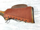 Real Leather Buttstock Holder Butt Stock Protection Cover Cheek Rest Long Range