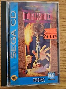 Double Switch (Sega CD, 1993) Complete In Box CIB w/ Reg Card Tested/Works