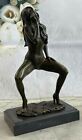 Bronze Sculpture **DEAL** Art Deco Nude Female Signed Original Mavchi Statue