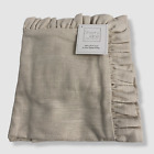 $165 Sherry Kline Home Beige Blissful Solid Linen European Sham