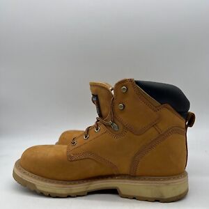 Timberland PRO Pit Boss 33030 Mens Wheat Lace Up Ankle Work Boots Size 11.5 M