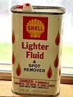 Original Vintage Shell Oil  Lighter Fluid & Spot Remover Metal Can Empty