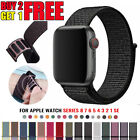 Nylon Band Strap for Apple Watch 1/2/3/4/5/6/7/8/SE Sports 38/40/41/42/44/45mm