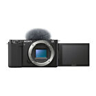 Sony Alpha ZV-E10 APS-C Interchangeable Lens Mirrorless Vlog Camera Body Black