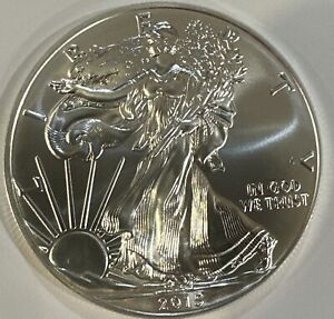 New Listing2015 1 Oz Silver American Eagle BU, Coin 9