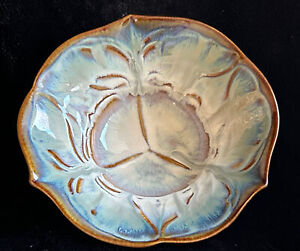 New ListingBill Campbell Studio Art Pottery 9-3/4” Scalloped Edge Bowl