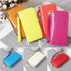Women Wallet PU Leather Clutch Card Holder Purse Phone Handbag Wristlet Bag Gift