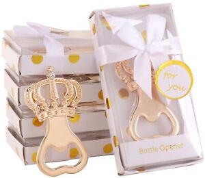 30 Pack Crown Bottle Opener Wedding Favors for Guest Wedding Party Souvenirs ...