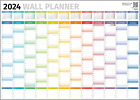 Wall Planner 2024 – Extra Large 36 X 25In Full Year Planner Wall Calendar – 24 S