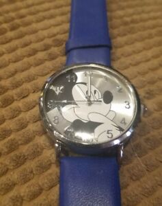 Women's Mickey Mouse  Quartz Watch.  with a ROYAL BLUE  band. New.