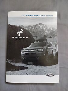 2021 FORD BRONCO SPORT OWNERS MANUAL