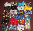 NEW Girls Bows Hair Accessories Clip On Mixed Lot Disney Frozen LOL Trolls LARGE
