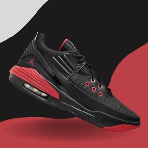 Jordan Max Aura 5 Shoes Black University Red DZ4353-006 Men's Multi Size NEW