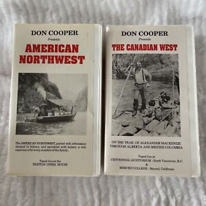 Don Cooper Presents American & Canadian Northwest VHS Video 1995 2 Tape Set Rare