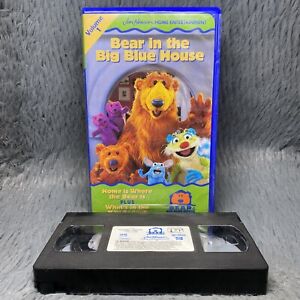 Bear In The Big Blue House Vol 1 Home Is Where The Bear Is VHS Tape 1998 Rare