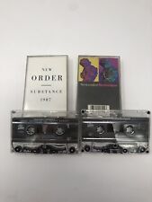 New Order - Substance + Technique Vintage Cassettes 1987