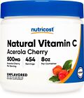 Nutricost Natural Vitamin C, Acerola Cherry Powder 0.5 LB, Gluten Free & Non-GMO