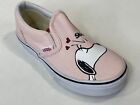 *RIGHT  SHOE ONLY* Sample VANS Peanuts Kid's Size 12.0 Lucy Snoopy Pink 721356