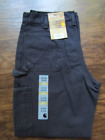NEW LOOSE ORIGINAL FIT CARHARTT WASHED DUCK WORK DUNGAREES SIZE 34 X 30