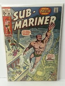 Sub-Mariner #38 Marvel Comics 1971 Bronze Age Comic Boarded