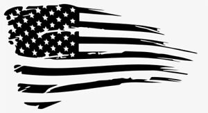USA Flag Distressed decal sticker vinyl graphic American car truck window