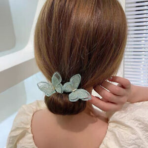 Donut Bun Sweet Maker Butterfly Magic Hair Ring Twist Tool Hairband Accessories